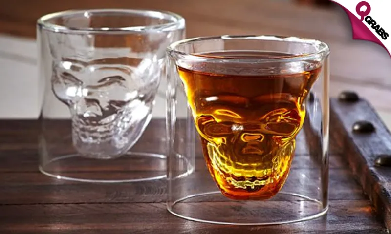 Skull Embossed Glasses!